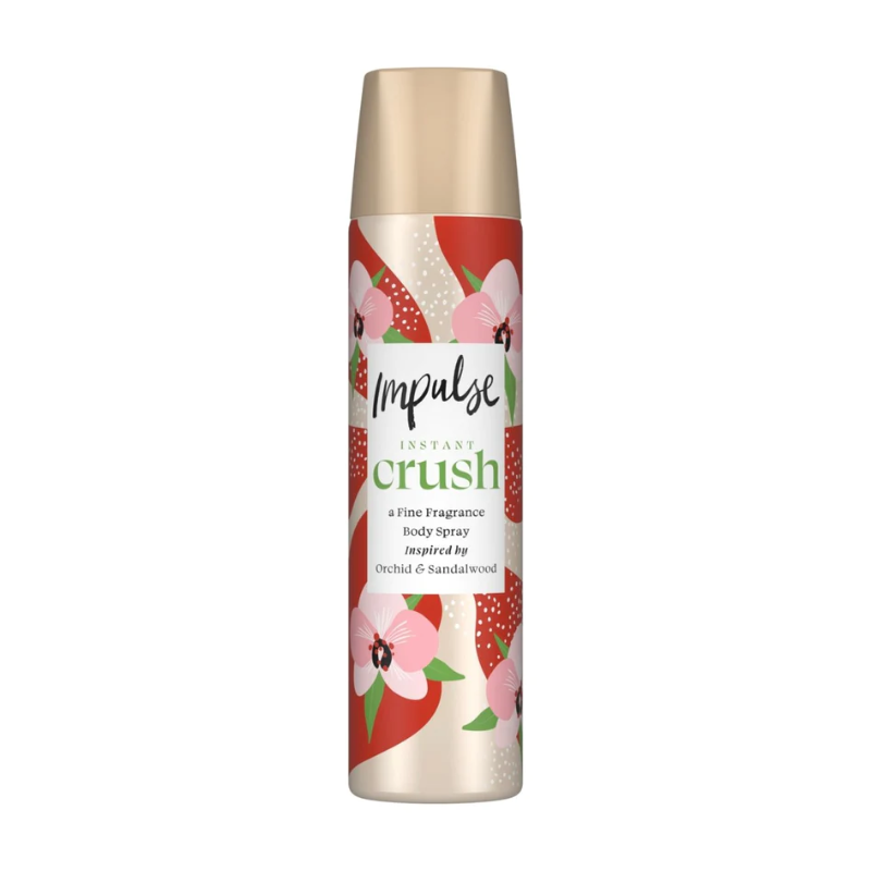 6 Pack x Impulse Body Fragrance - 50g/75ml