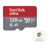 SanDisk Ultra MicroSDXC UHS-I Memory Card With Adapter 128GB (120MB/s) - Chromebook