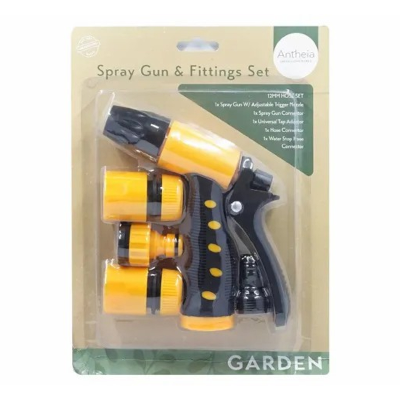 Spray Gun & Fittings Set
