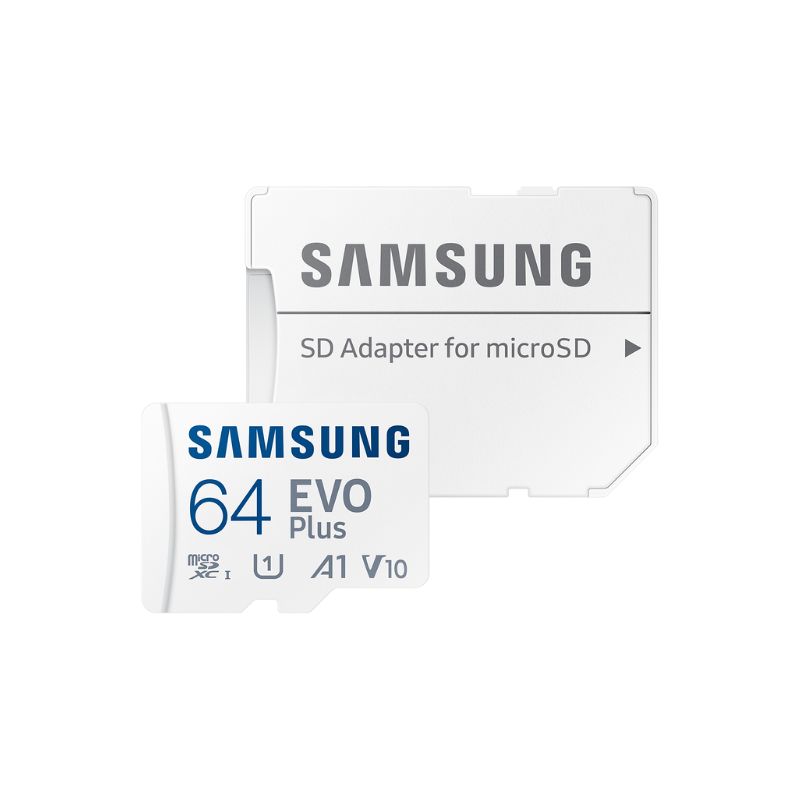 Samsung EVO Plus MicroSD Card with SD Adapter 64GB