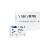 Samsung Evo Plus Micro SD Card with SD Adapter - 64GB