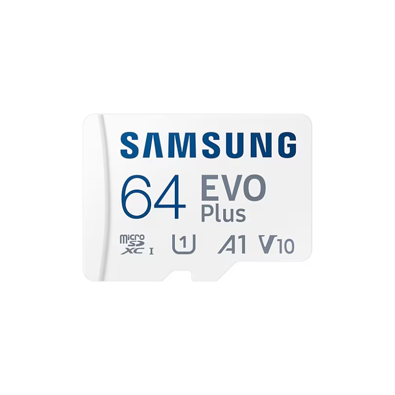 Samsung EVO Plus MicroSD Card with SD Adapter 64GB