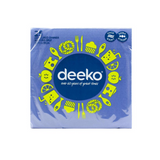 6 x Deeko Blue Dinner Napkins - 25 Pack