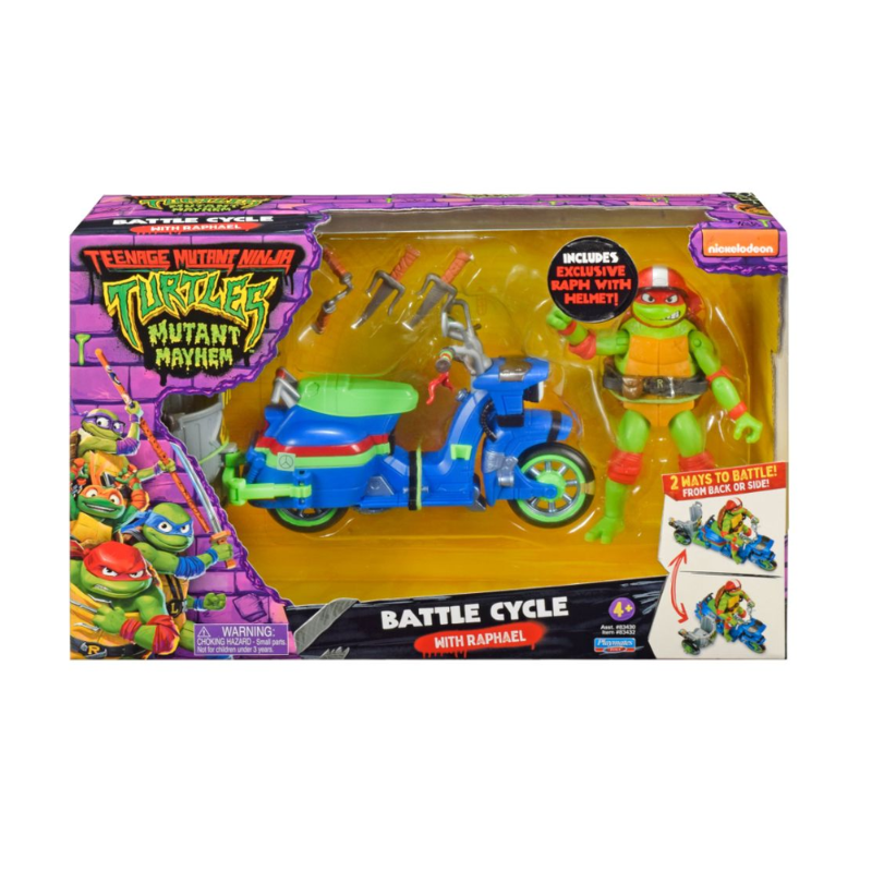 Teenage Mutant Ninja Turtles - Battle Cycle With Raphael