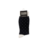 Sock Standard - Black & White Small Polka Dots