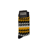 Sock Standard - Black/Yellow/White ZigZag