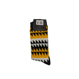 Sock Standard - Black/Yellow/White ZigZag