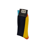 Sock Standard - Navy With Yellow Stripe