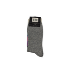 Sock Standard - Grey With Multicoloured Diamonds