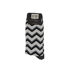 Sock Standard - Black/Grey/White ZigZag