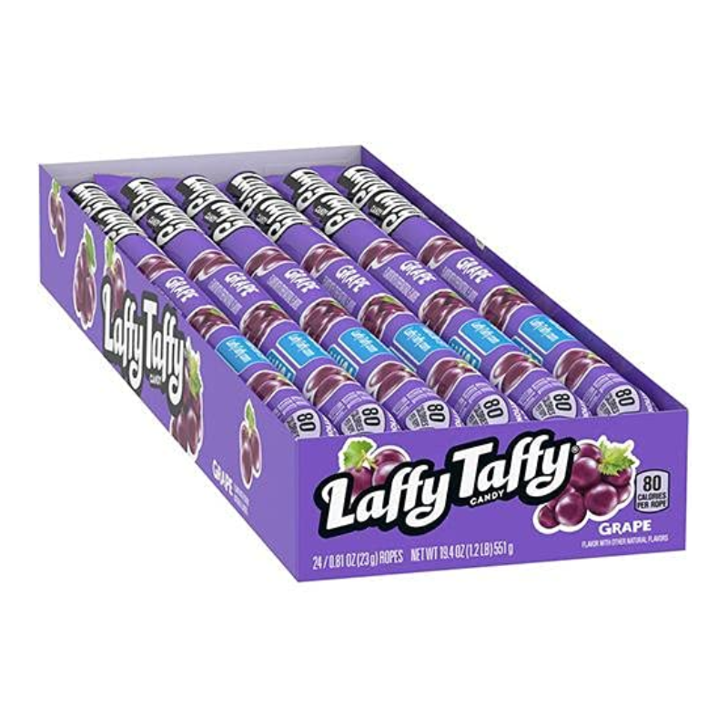 24 Pack x Laffy Taffy Rope Grape 23g