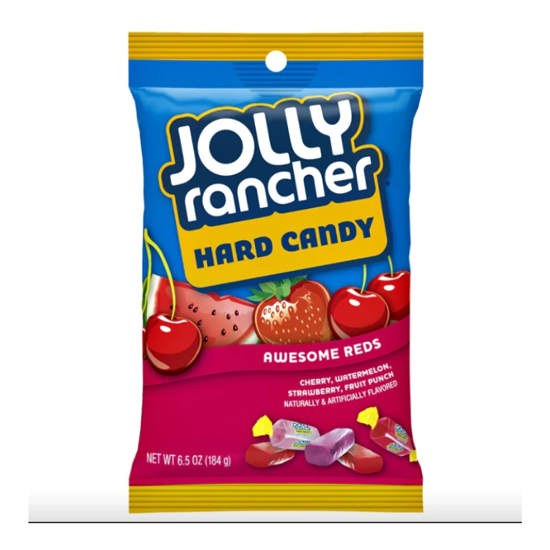 12 Pack x Jolly Rancher Hard Candy Awesome Reds - 184g