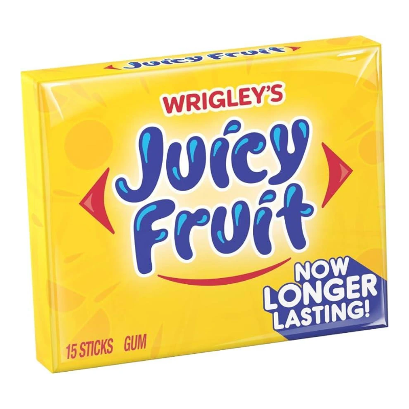 10 Pack x Wrigley's Juicy Fruit Gum 14.5g