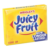 10 x Wrigley's Juicy Fruit Gum 14.5g