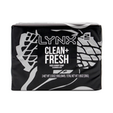 3 x LYNX Clean + Fresh Face & Body Soap Bar 100g - 2 Pack