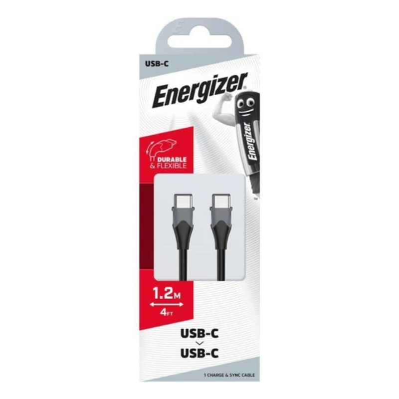 Energizer 1.2m Charging Cable - USB-C to USB-C