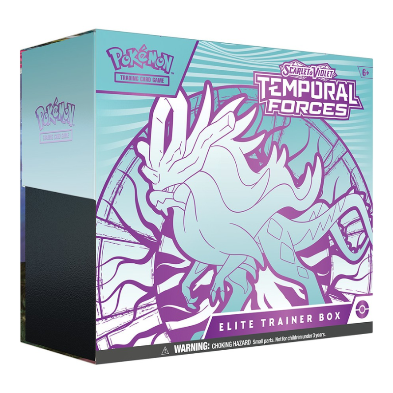 Pokémon TCG: Scarlet & Violet Temporal Forces Elite Trainer Box - Assorted