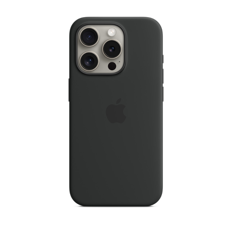 Apple iPhone 15 Pro Magsafe Silicone Case - Midnight