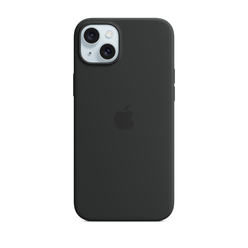 Apple iPhone 15 Plus Magsafe Silicone Case - Black