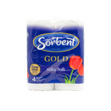 3 x Sorbent Toilet Paper Gold Silky Soft - 4 Pack