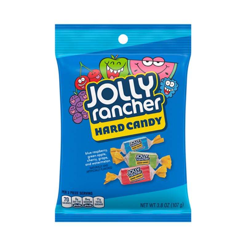 12 Pack x Jolly Rancher Hard Candy Original Flavours - 107g