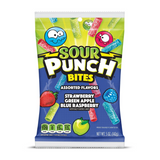 12 x Sour Punch Bites Candy Assorted Flavours - 113g