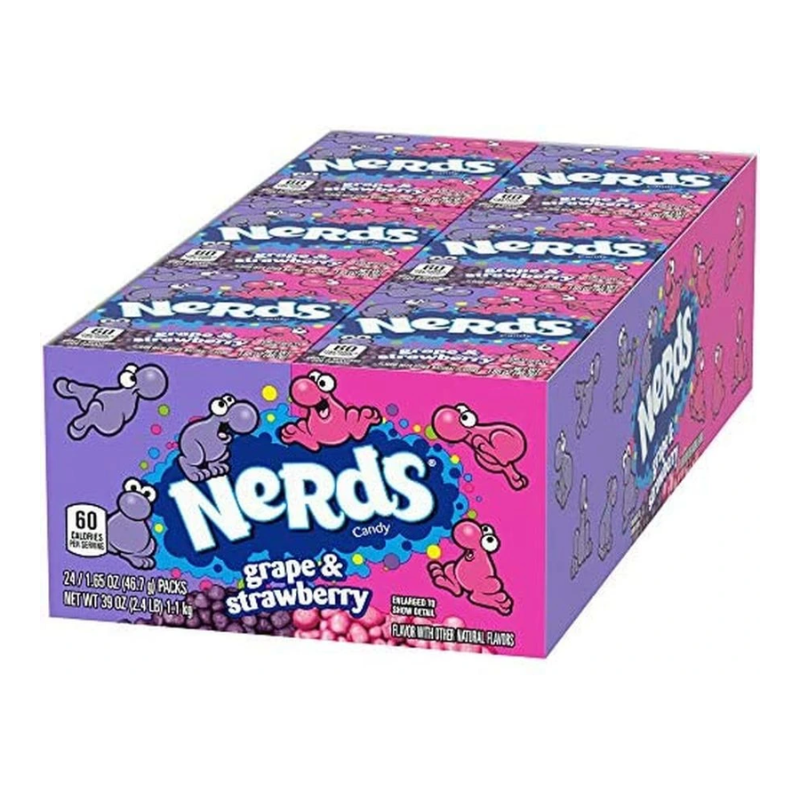 36 Pack x Nerds Grape & Strawberry 47g