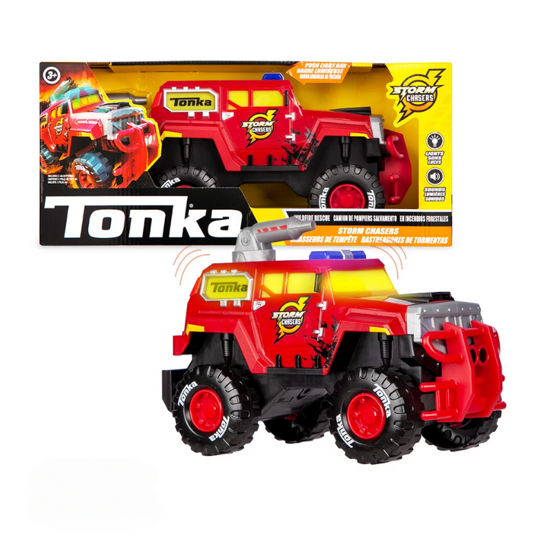 Tonka Mega Machines Storm Chasers Wild Fire Rescue Truck Toy