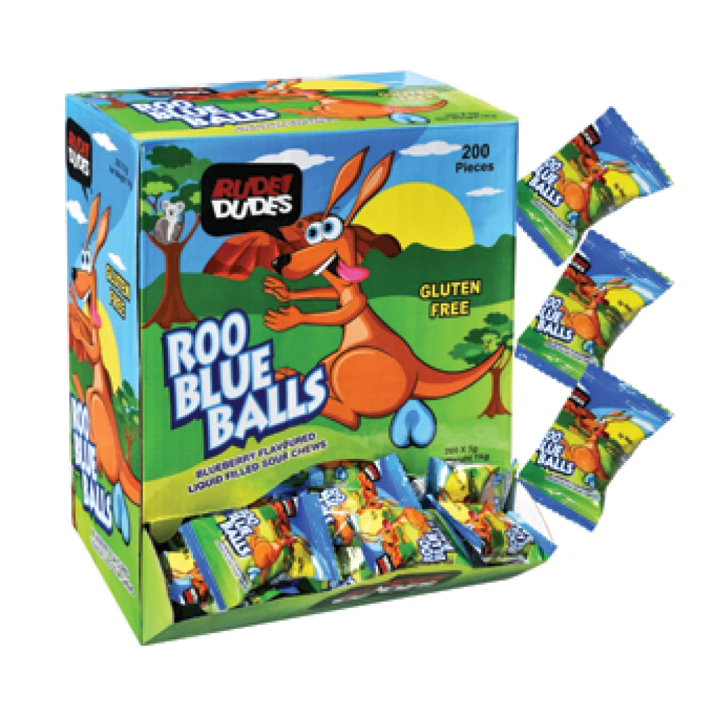 1 Box x Rude Dudes Roo Blue Balls 200pcs