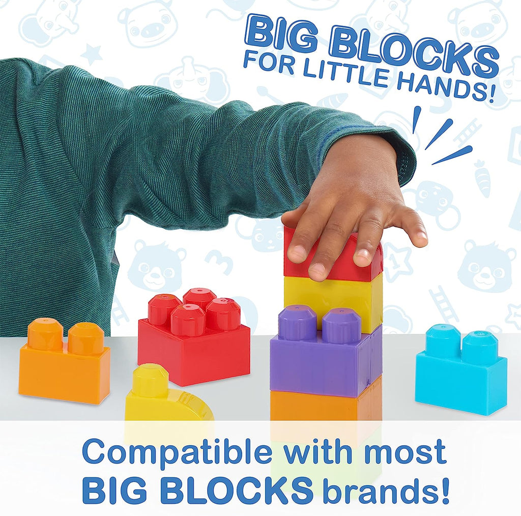CoComelon Building Block Stacking Train - 40 Piece
