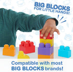 CoComelon Building Block Stacking Train - 40 Piece