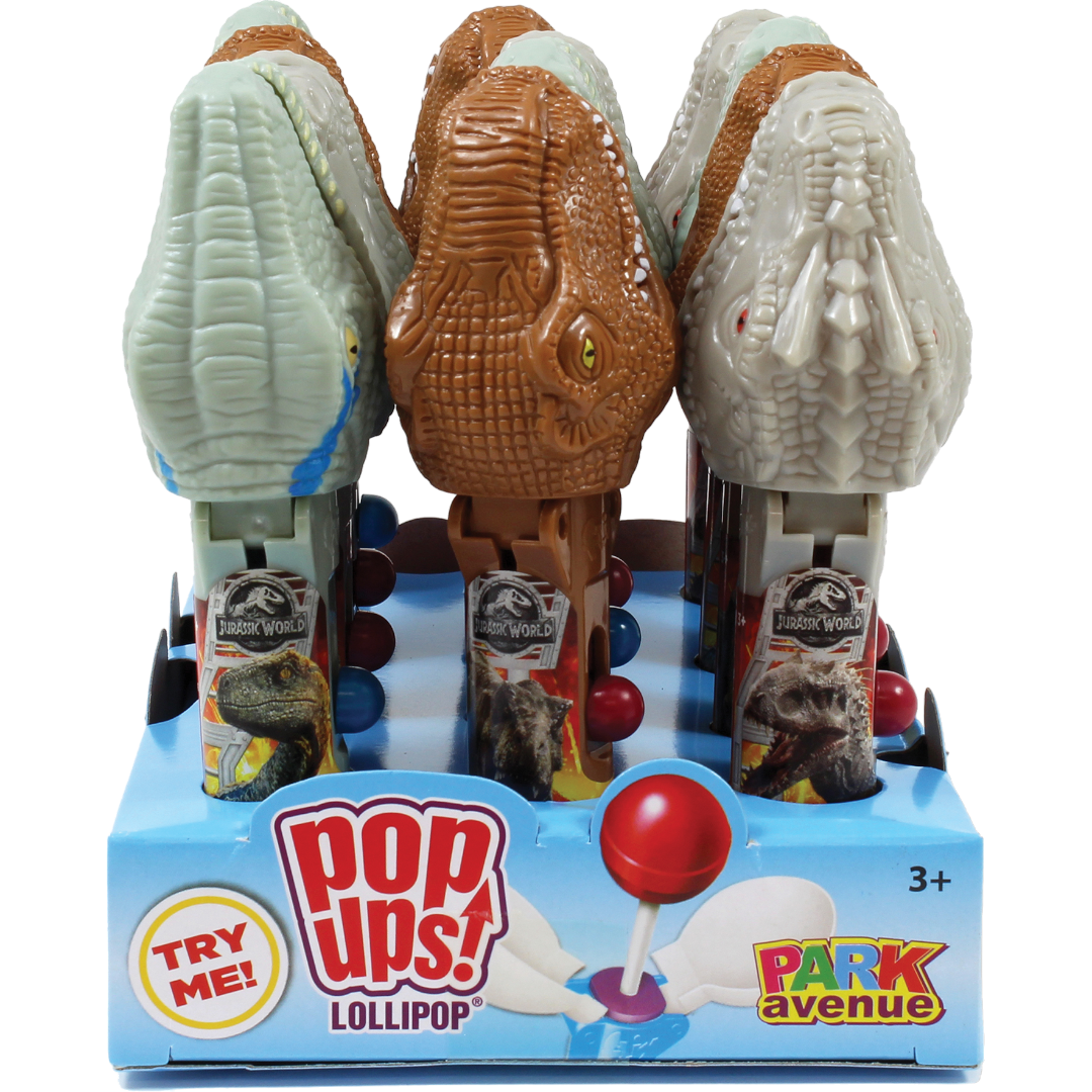 12 x Jurassic World Play Pops 8g