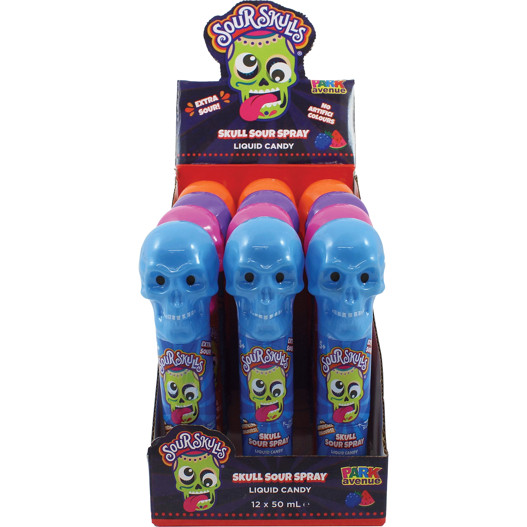12 x Sour Skulls Sour Spray 50ml