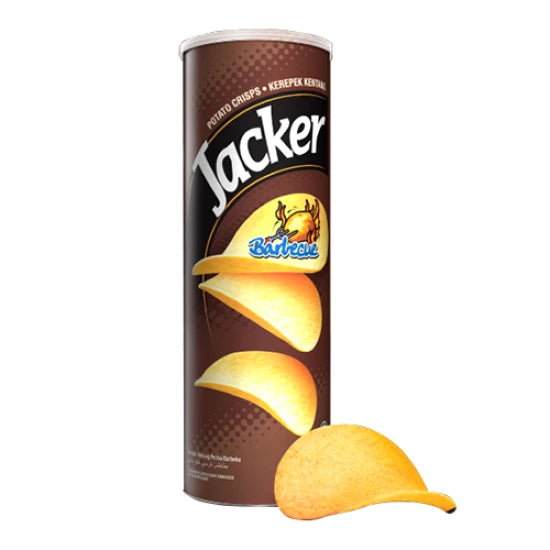 14 Pack x Jacker Potato Chips BBQ 150g