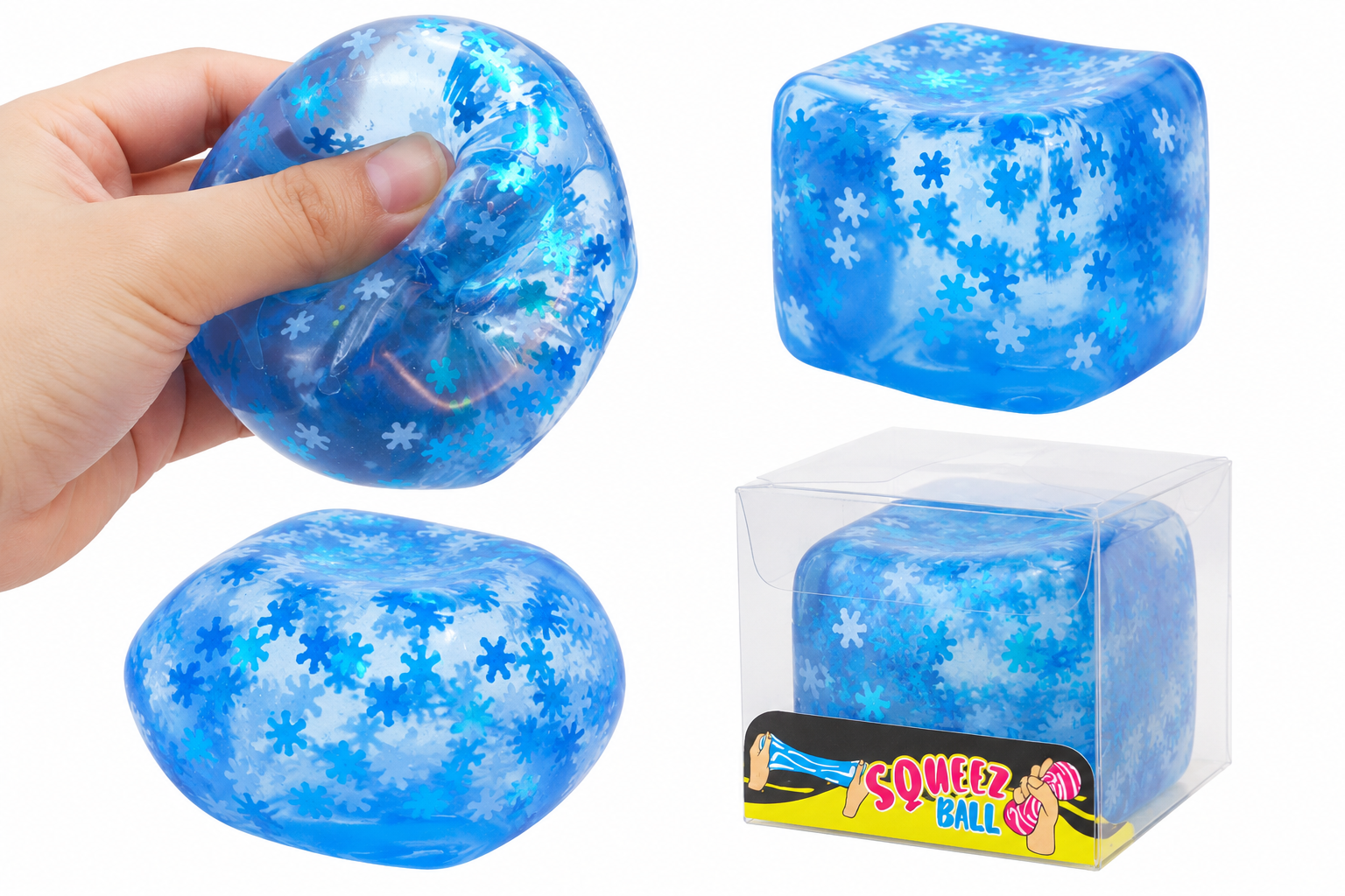 Ice Cube Snow Flake Squeezy