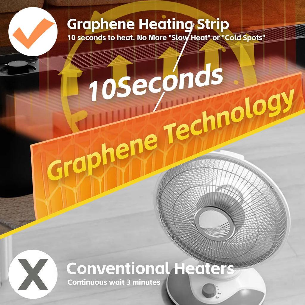 2200W Graphene Floor Electric Heater