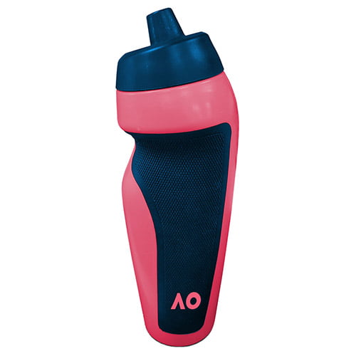 Australian Open Drink Bottle 640ml - Pink/Blue