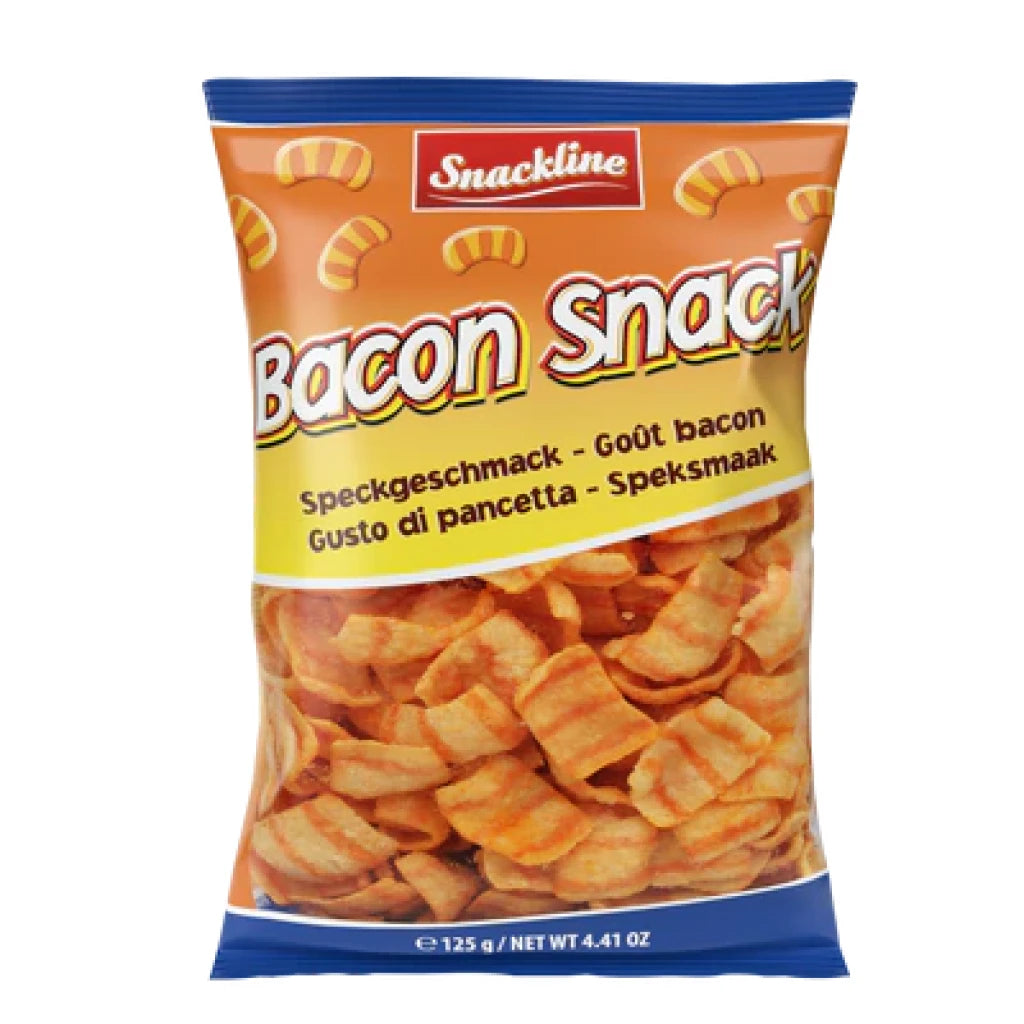 20 Pack x EU Snackline Bacon Wheat Snack 125g