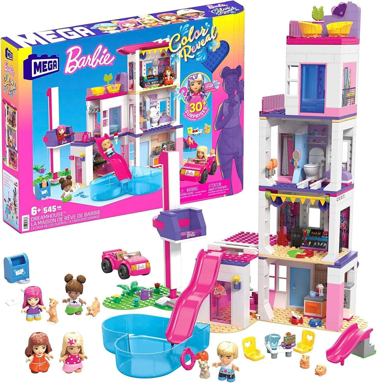MEGA Barbie Dreamhouse Building Set
