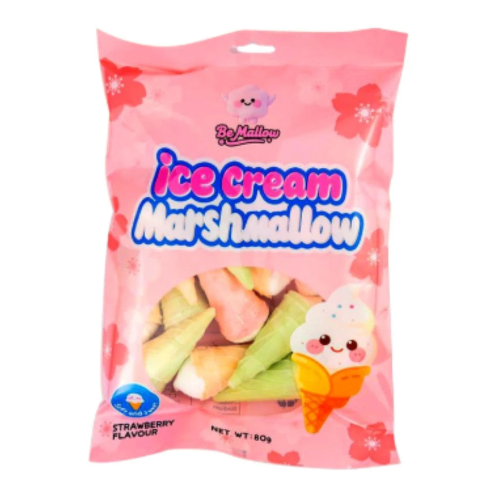 12 Pack x BeMallow Ice Cream Marshmallow 80g