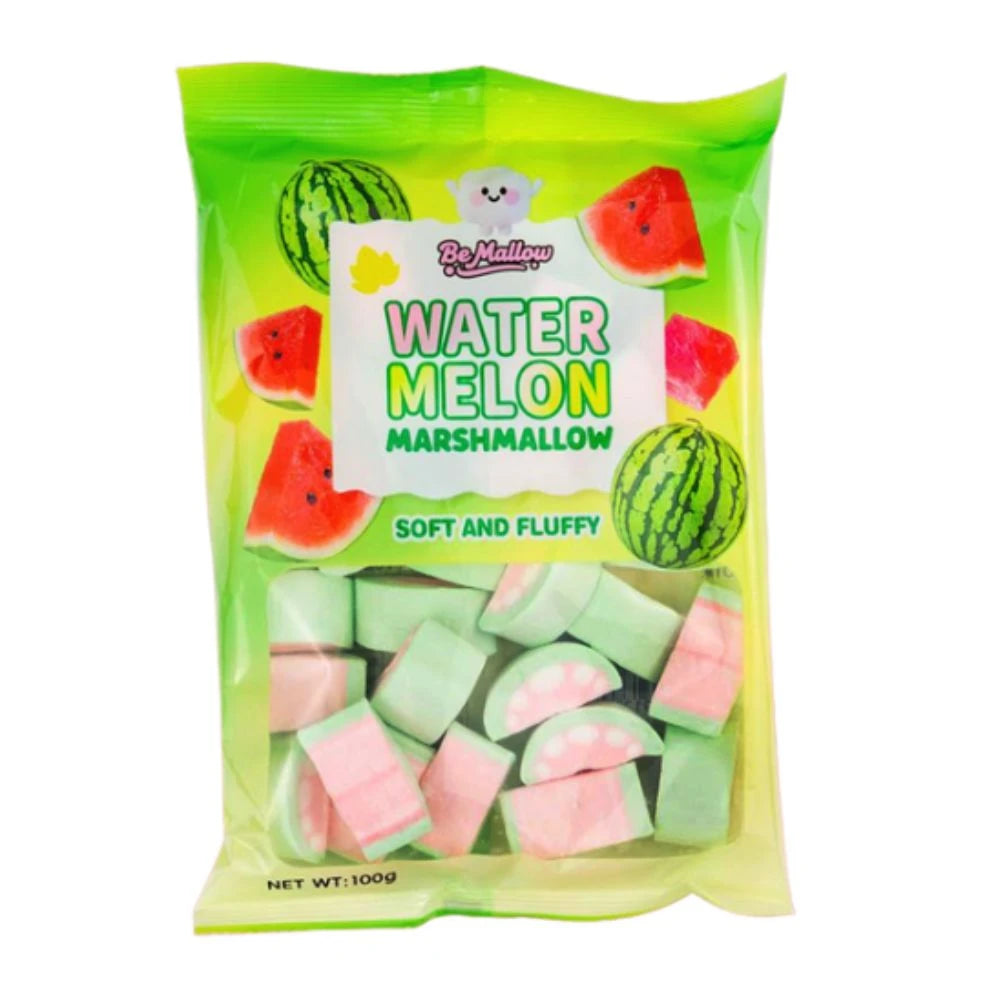 12 Pack x BeMallow Watermelon Marshmallow 100g