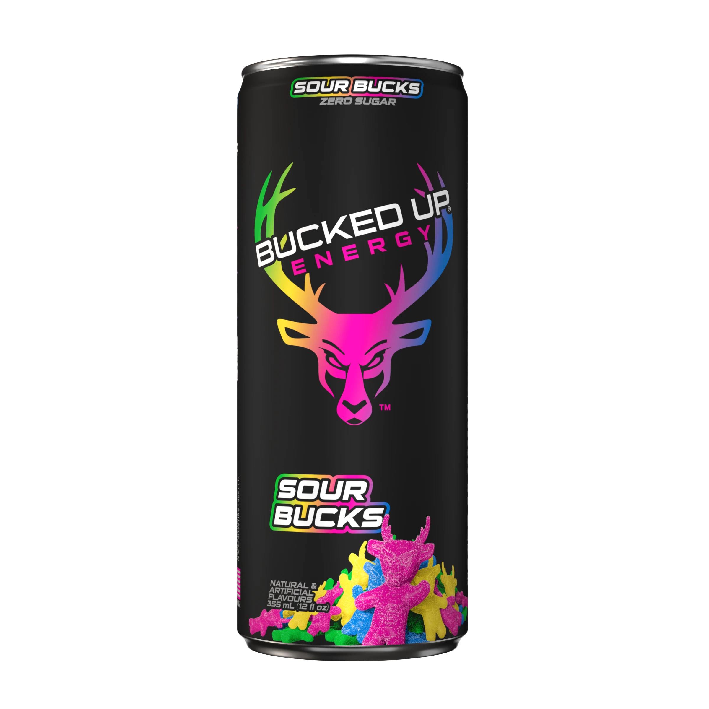 12 Pack x Bucked Up Energy RTD 355ml Sour Bucks