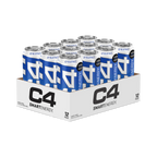 12 Pack x C4 Smart Energy RTD 473ml - Icy Blue Razz
