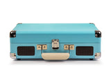 Crosley Cruiser Bluetooth Portable Turntable - Turquoise + Bundled Majority D40X Bluetooth Speakers
