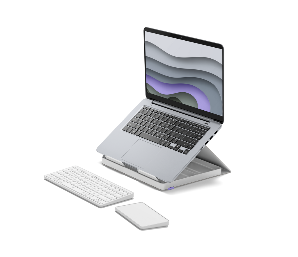 Logitech Casa Pop-Up Desk – Wireless Keyboard & Touchpad Set