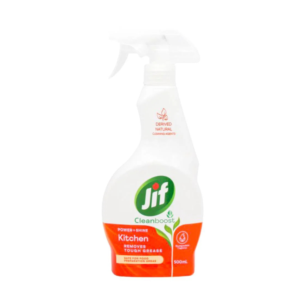 4 Pack x Jif Power & Shine Kitchen Spray - 500ml