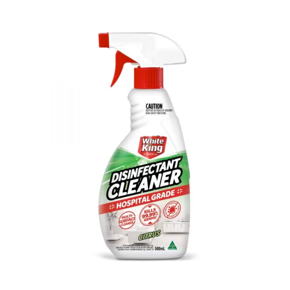 2 Pack x White King Disinfectant Cleaner Spray Citrus - 500ml