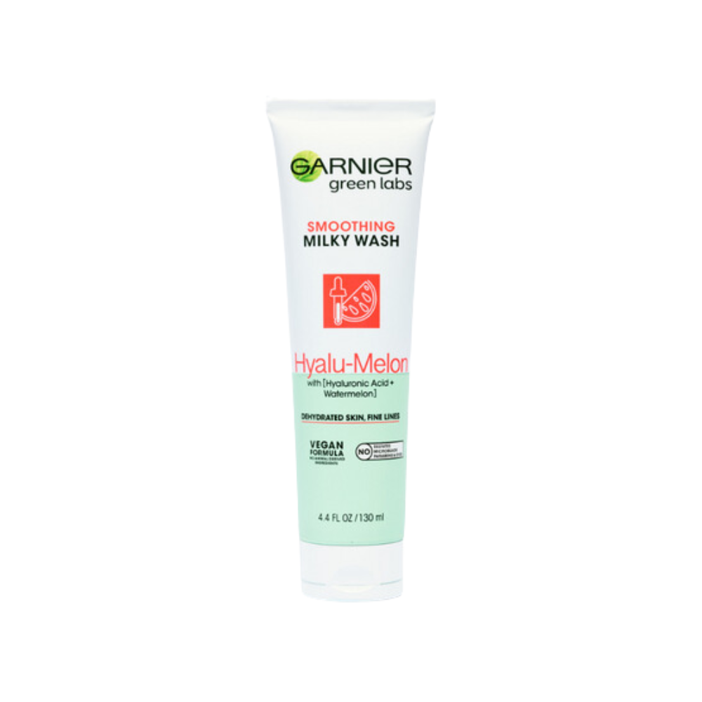 3 Pack x Garnier Smoothing Milky Wash Hyalu-Melon - 130ml