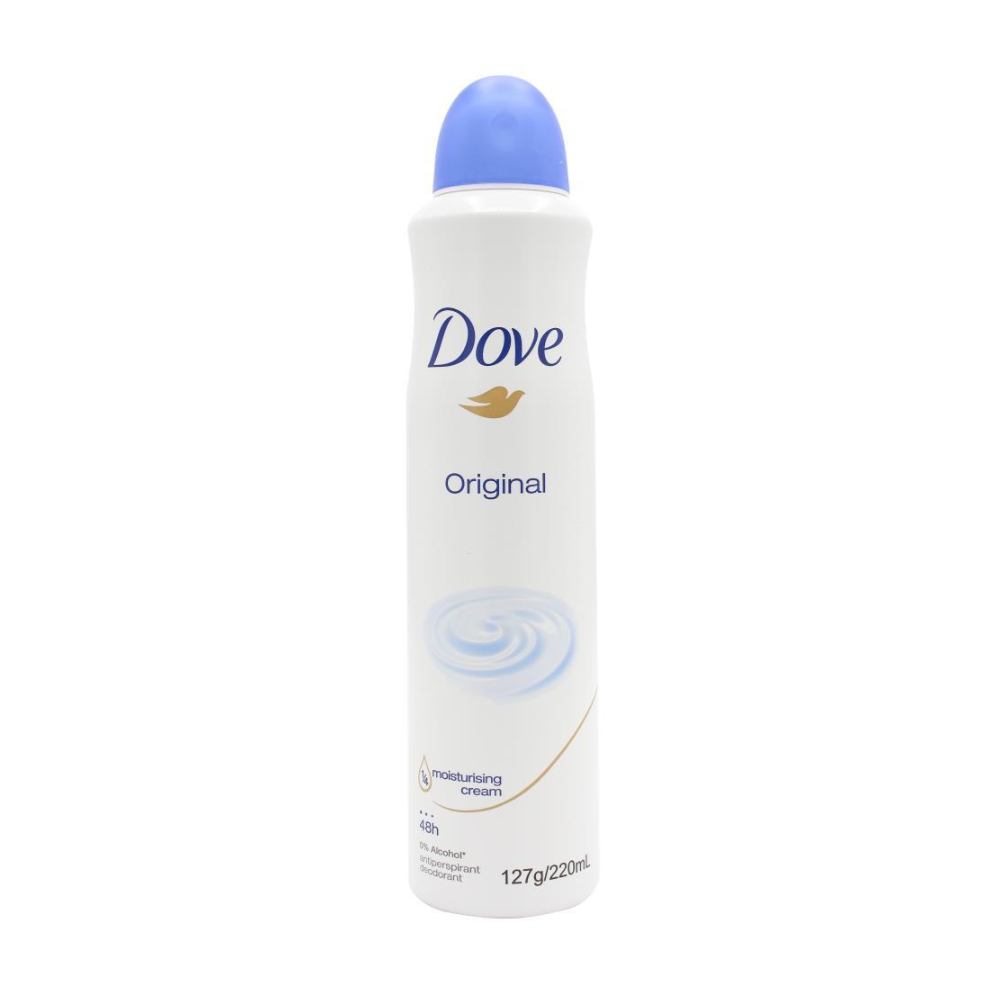 6 Pack x Dove Original Antiperspirant Deodorant - 220ml