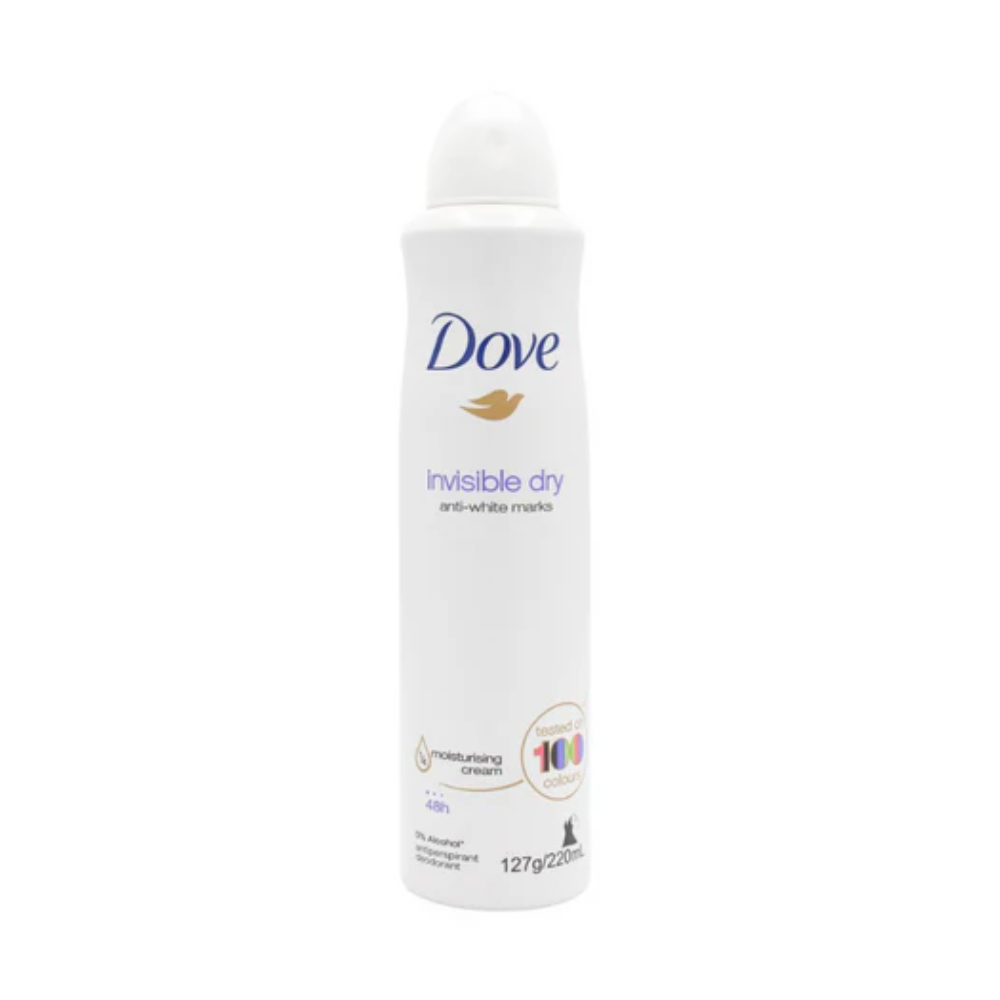 6 Pack x Dove Invisible Dry Antiperspirant Deodorant - 220ml